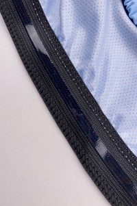 Order Round Neck Short Sleeve Race Cycling Shirt Design Moisture Wicking Contrast Color Cycling Shirt Cycling Shirt Garment Factory SKCSCP018 back view